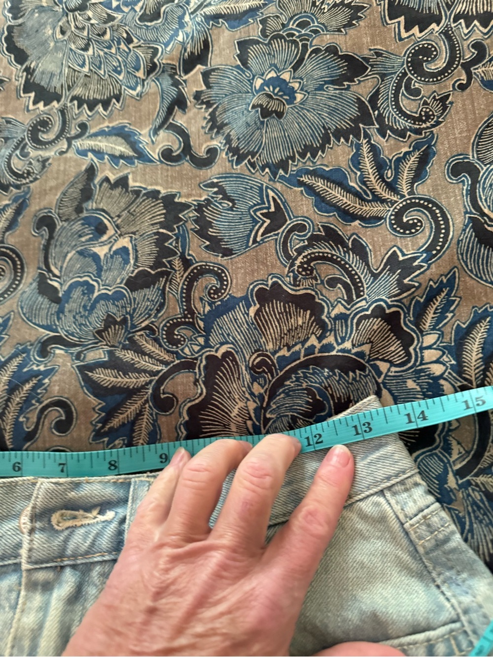 We the Free Hometowns Denim Skirt size 26 NWT - Picture 5 of 6